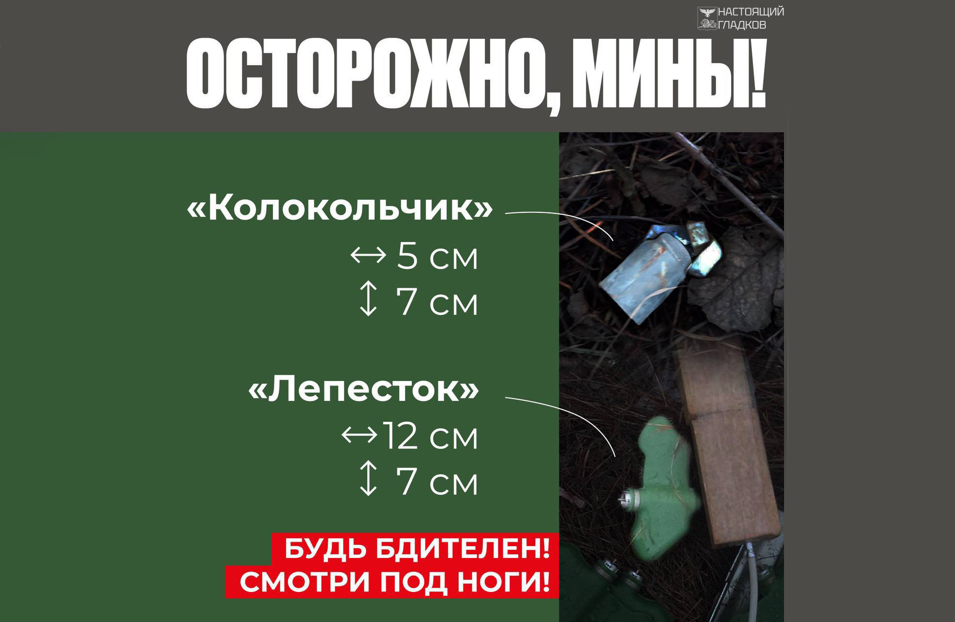 ОСТОРОЖНО! Мины!.
