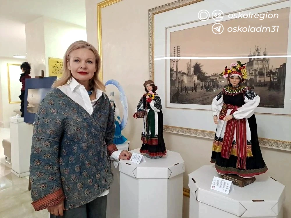 Оскольская мастерица в «ЭпиЦентре кукол».