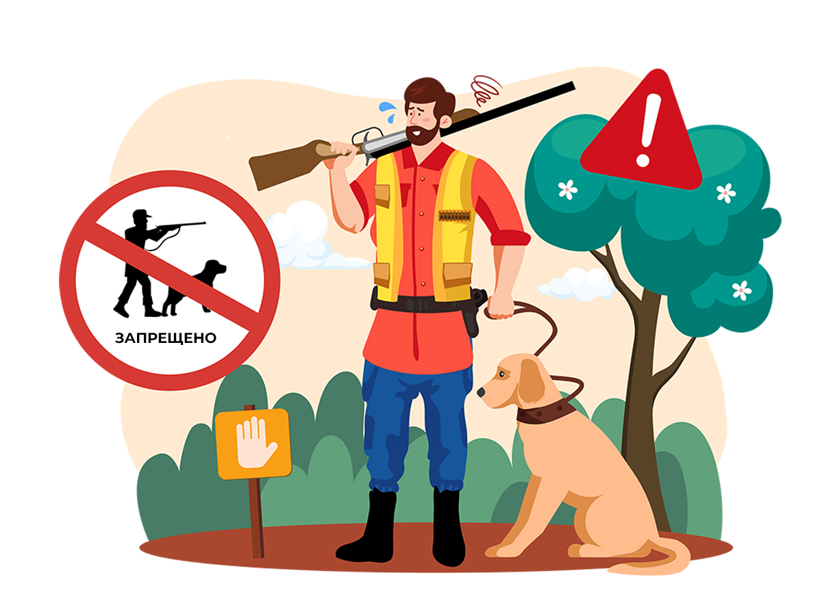 Ответственность за нарушение запрета спортивной и любительской охоты на территории Белгородской области.
