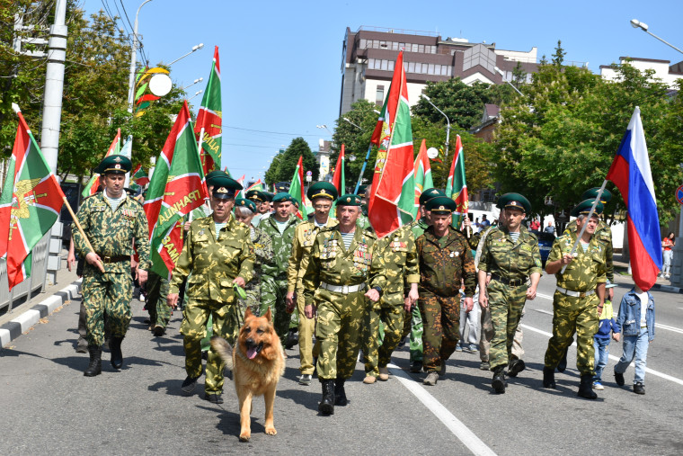 105-ю годовщину образования пограничных войск отметили в Старом Осколе.