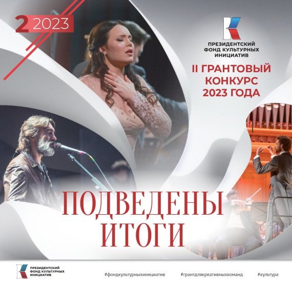 Четыре организации Старооскольского городского округа стали победителями второго грантового конкурса 2023 года Президентского фонда культурных инициатив.