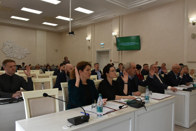 Состоялось двадцать второе заседание Совета депутатов Старооскольского городского округа четвертого созыва.