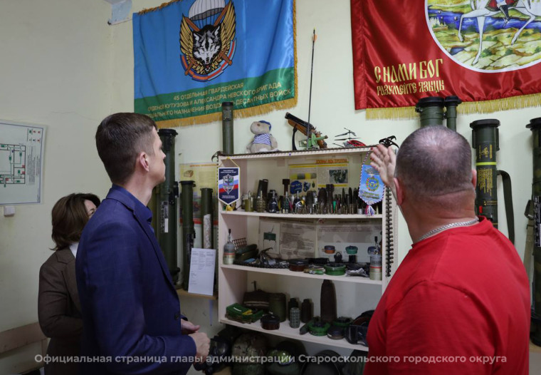 Андрей Чесноков встретился с руководителем военно-патриотического клуба «Каскад».