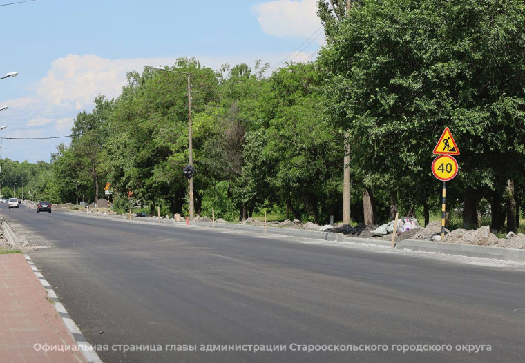 Андрей Чесноков проинспектировал ход устройства автомобильных дорог в округе.